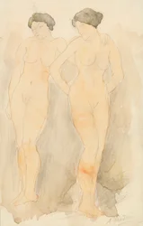 Two Standing Figures